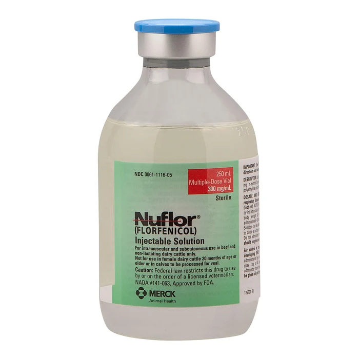 Rx Nuflor (florfenicol) Injectable Solution for Cattle